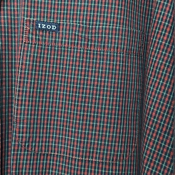 IZOD Men’s Plaid Cotton LS Shirt Sz XL - Picture 5 of 5